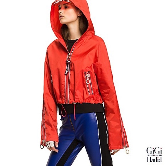 Tommy Hilfiger Jackets & Blazers - Gigi Hadid Cropped Anorak Rain Coat